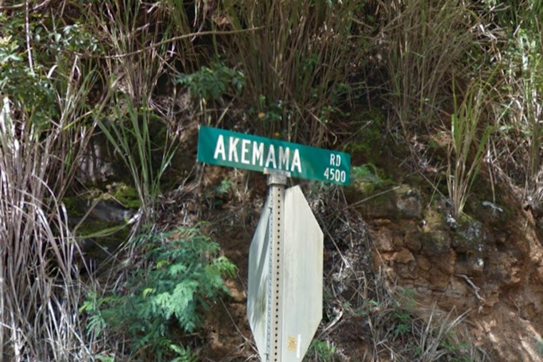 Public Advisory on Akemama Road in Lawai as Tree Removal Closure Set for August 13