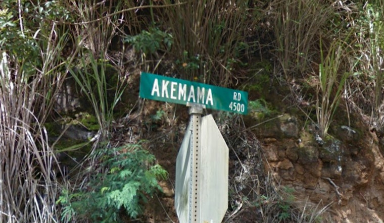 Public Advisory on Akemama Road in Lawai as Tree Removal Closure Set for August 13