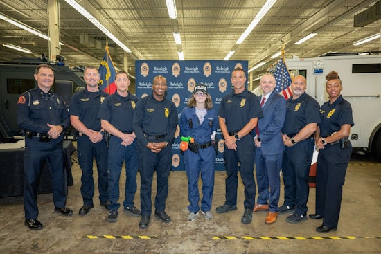 Raleigh Police Department Honors 14-Year-Old Abby as Honorary Major in Celebration of Courage and Aspirations