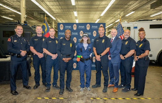 Raleigh Police Department Honors 14-Year-Old Abby as Honorary Major in Celebration of Courage and Aspirations