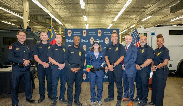 Raleigh Police Department Honors 14-Year-Old Abby as Honorary Major in Celebration of Courage and Aspirations