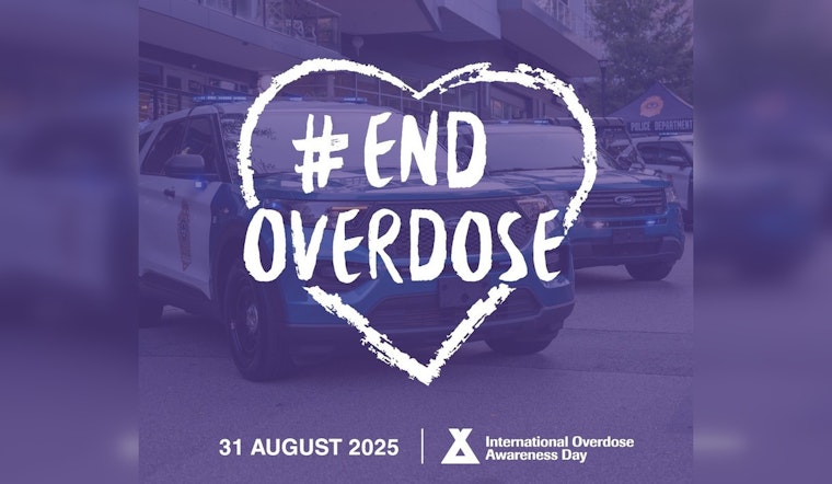 Raleigh Police Department Marks International Overdose Awareness Day, Vows to "End Overdose" in Local Community