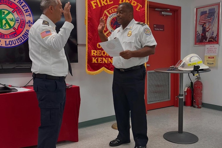 Ralph Michel Promoted to District Chief of Kenner Fire Department Amidst Praise for Leadership and Service
