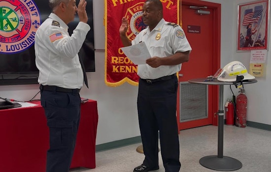 Ralph Michel Promoted to District Chief of Kenner Fire Department Amidst Praise for Leadership and Service