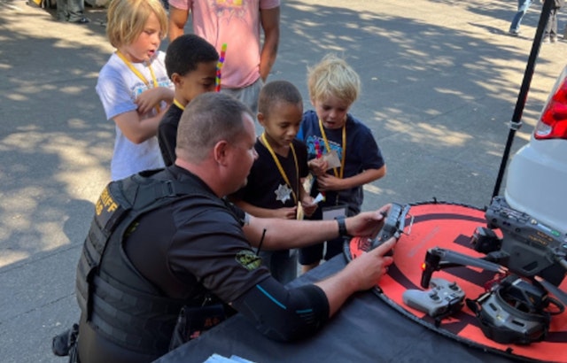 Rancho Cordova Police Showcase Drone Tech to Local Youth, Enhancing Safety and Efficiency