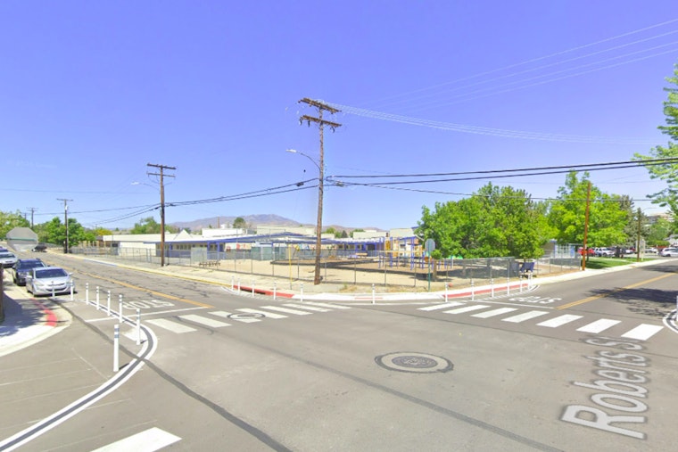Reno Unveils Artistic Asphalt Mural to Boost Pedestrian Safety Near Elementary School