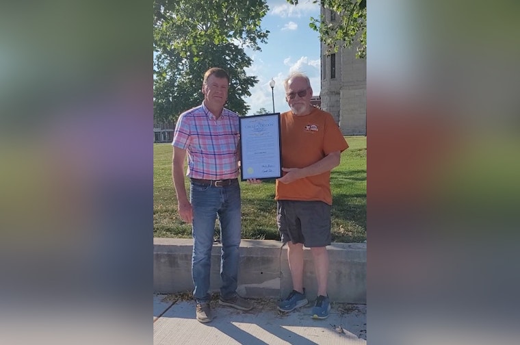 Rensselaer's Walt Brown Honored with Circle of Corydon Award for Decades of Community Service