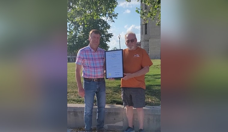 Rensselaer's Walt Brown Honored with Circle of Corydon Award for Decades of Community Service