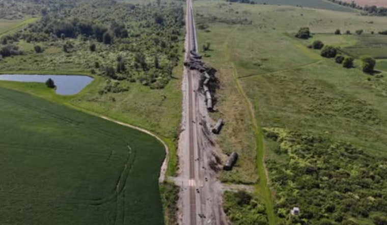 Repeat Derailment in Reeseville, Canadian Pacific Train Spills Crude Oil, No Injuries Reported