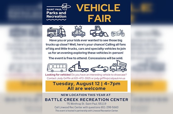 Rev Up Your Engines: Linwood Recreation Center in Saint Paul to Host Community Vehicle Fair