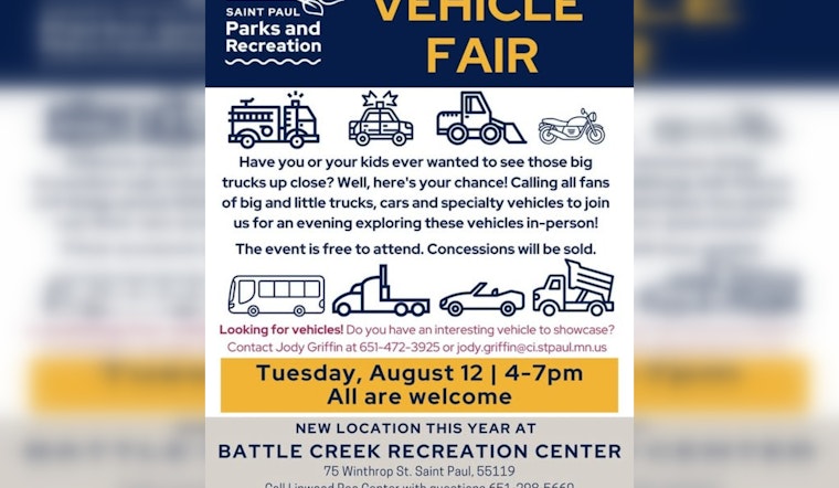 Rev Up Your Engines: Linwood Recreation Center in Saint Paul to Host Community Vehicle Fair