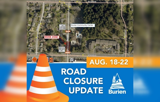 Road Closure Alert, Burien's 6th Avenue SW Shuts Down for Utility Installation Next Week
