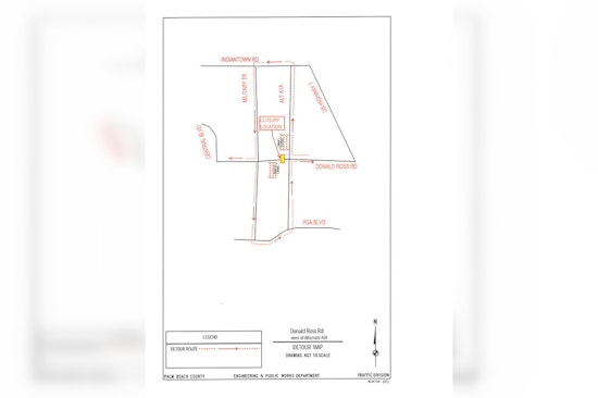 Road Closures and Detours Planned for Jupiter and Palm Beach Gardens Due to Railroad Maintenance