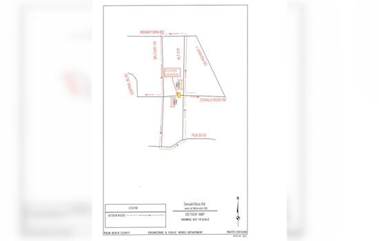 Road Closures and Detours Planned for Jupiter and Palm Beach Gardens Due to Railroad Maintenance