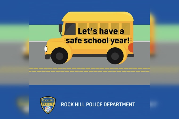 Rock Hill Police Emphasize School Bus Safety Rules on Celanese and Cherry Roads as New School Year Approaches