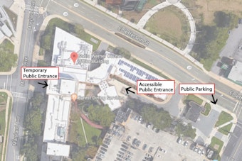 Rockville's Stella Werner Council Office Building Reopens Upgraded Second-Floor Entrance and Adds New Amenities