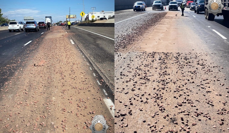 Rocky Road Ahead: Quick Response by Denver Teams Clears I-25 Obstruction Near Alameda