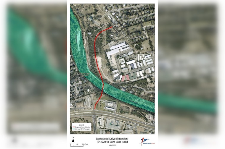 Round Rock Council Approves $831K Engineering Contract for Deepwood Drive Extension Project