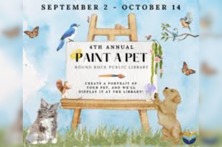 Round Rock Public Library Calls for Submissions to 4th Annual Paint Your Pet Art Show