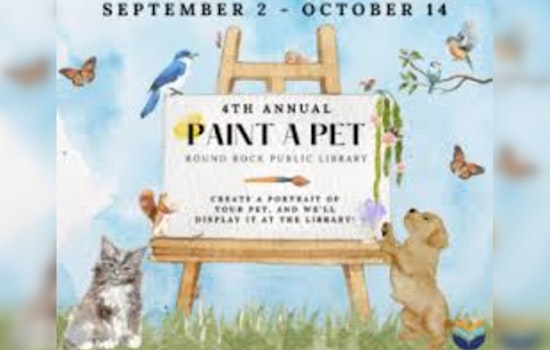 Round Rock Public Library Calls for Submissions to 4th Annual Paint Your Pet Art Show