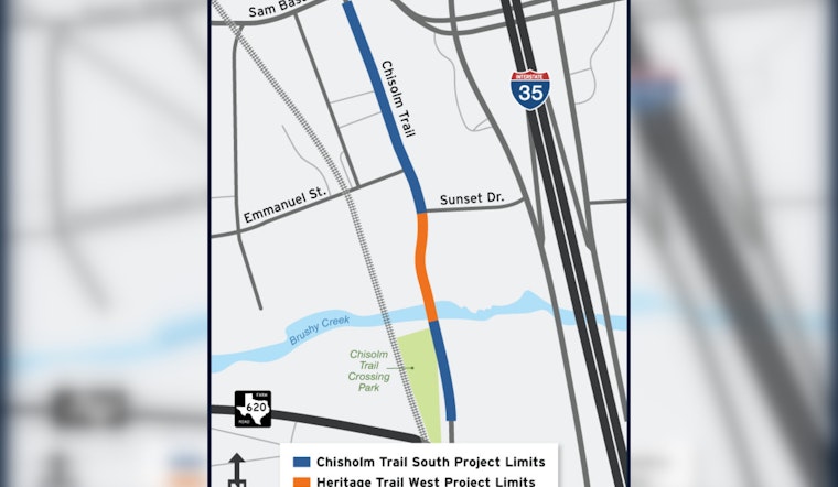 Round Rock's Chisholm Trail South Construction Advances: Expect Four-Week Traffic Disruption