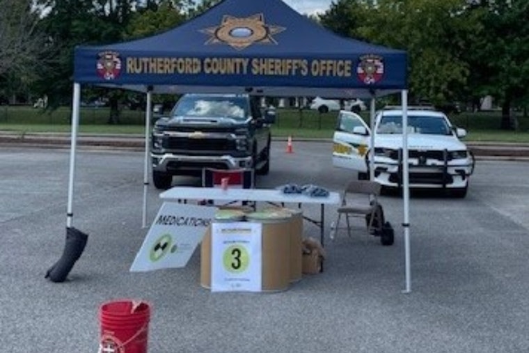 Rutherford County Collects Over 170 Pounds of Prescription Meds to Protect Health and Environment