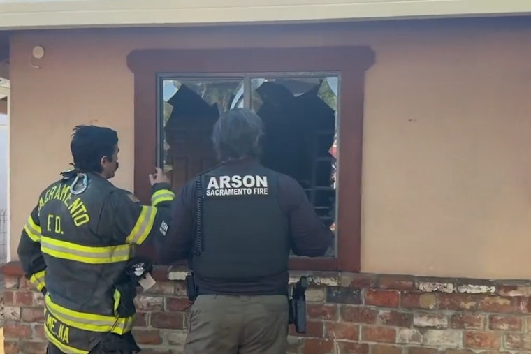 Sacramento Community and Firefighters Rescue Man and Rabbits Amid 63rd St. Kitchen Fire