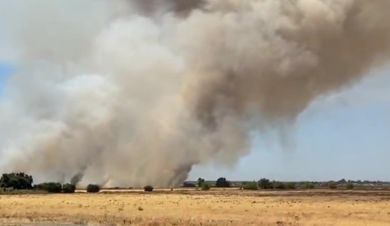 Sacramento Firefighters Quell 220-Acre Blaze Near Garden Hwy, No Injuries Reported
