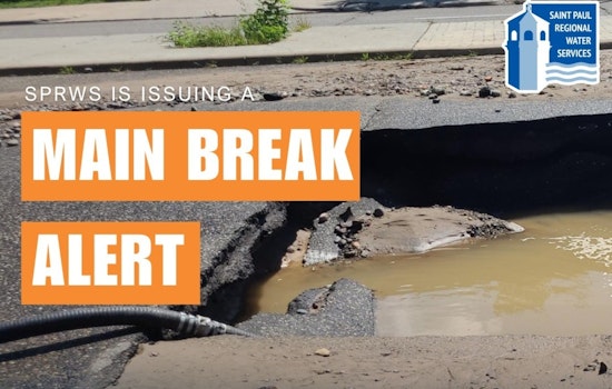 Saint Paul Watermain Break Disrupts Commute, Closes W. 7th Street for Weekend Repairs