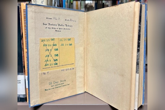 San Antonio Public Library Receives Book 82 Years Overdue and Charges No Late Fees