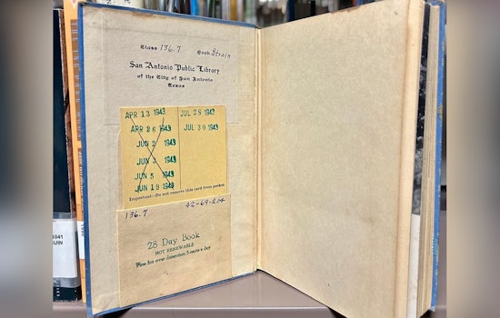 San Antonio Public Library Receives Book 82 Years Overdue and Charges No Late Fees
