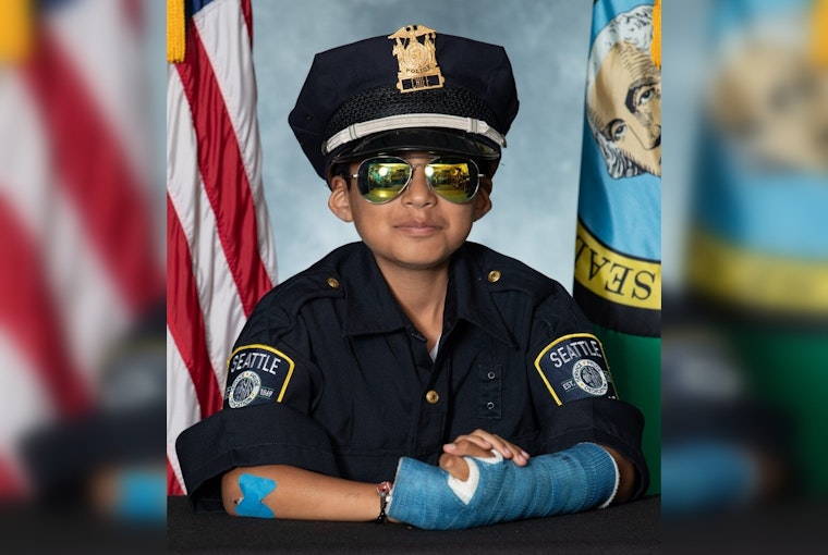 Seattle Police Department Honors Young Leukemia Survivor as "Chief for a Day"