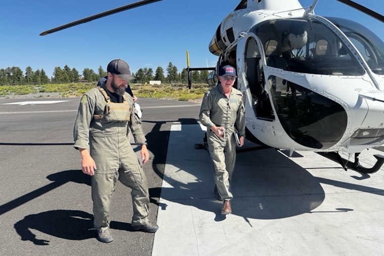 Senator Mark Kelly Surveys Dragon Bravo Fire Near Grand Canyon, Meets with First Responders and Local Business Owners Amid Crisis
