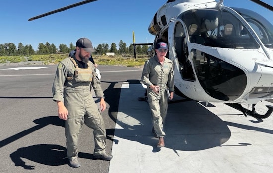 Senator Mark Kelly Surveys Dragon Bravo Fire Near Grand Canyon, Meets with First Responders and Local Business Owners Amid Crisis