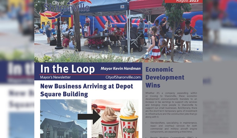 Sharonville Mayor's Newsletter Sparks Excitement with Tease of Major Updates