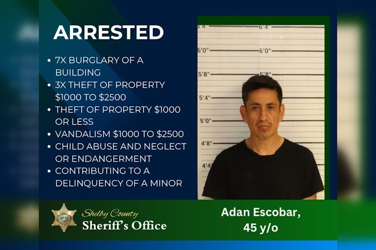 Shelby County Deputies Arrest Two Suspects Amid Southeast Apartment Complex Burglary Spree