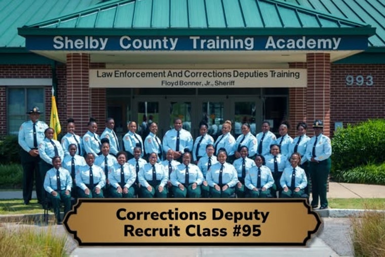 Shelby County Sheriff's Office Celebrates 28 New Corrections Deputies at Graduation Ceremony