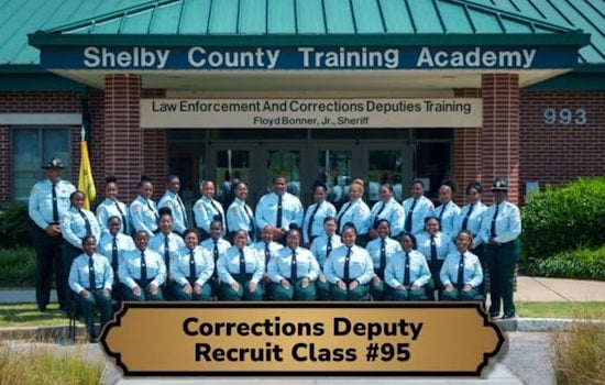 Shelby County Sheriff's Office Celebrates 28 New Corrections Deputies at Graduation Ceremony