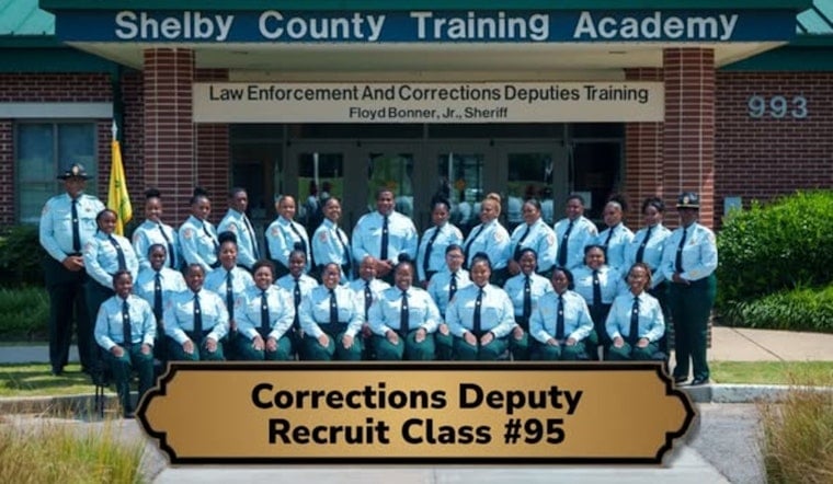 Shelby County Sheriff's Office Celebrates 28 New Corrections Deputies at Graduation Ceremony