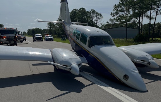 Skilled Pilot Makes Safe Emergency Belly Landing on St. Lucie County Street After Gear Failure