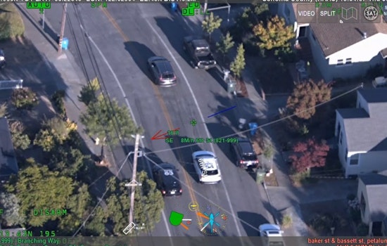 Sonoma Resident Arrested After Leading Petaluma Police on High-Speed DUI Chase
