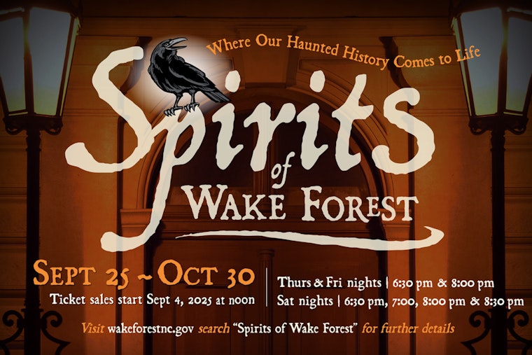 "Spirits of Wake Forest" Ghost Walks to Haunt Downtown Streets Again This Fall