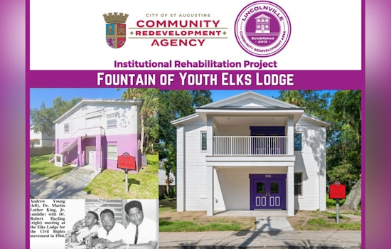 St. Augustine's Historic Fountain of Youth Elks Lodge Unveils $1.3M Renovation at Ribbon-Cutting Ceremony