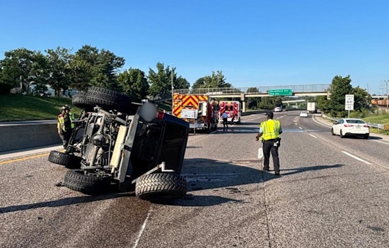 St. Louis First Responders Involved in Near Miss as Vehicle Strikes Fire Engine on I-44
