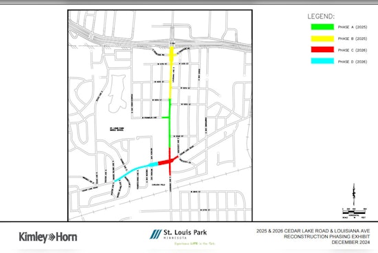 St. Louis Park's Louisiana Avenue Closure Impacts Traffic Until Nov 2025, Noise Warnings Issued for I-394 Night Work Near Minneapolis