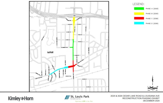 St. Louis Park's Louisiana Avenue Closure Impacts Traffic Until Nov 2025, Noise Warnings Issued for I-394 Night Work Near Minneapolis