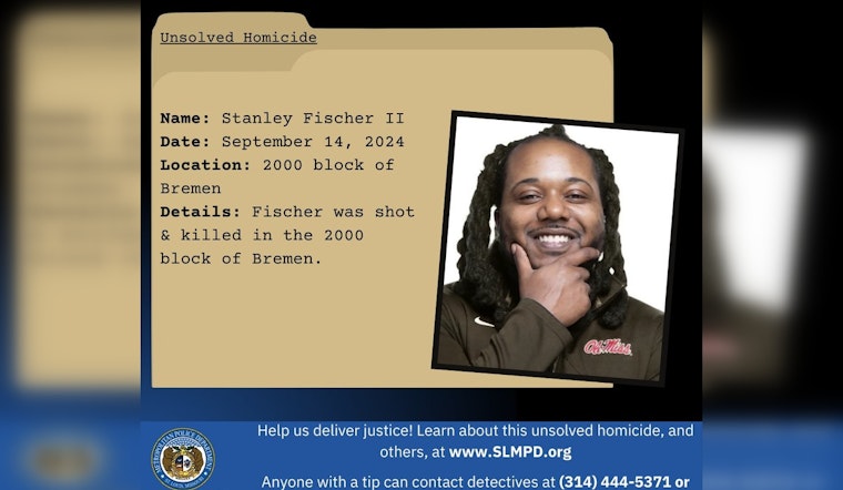 St. Louis Police Seek Public Help on Social Media to Solve Stanley Fischer II Murder Case