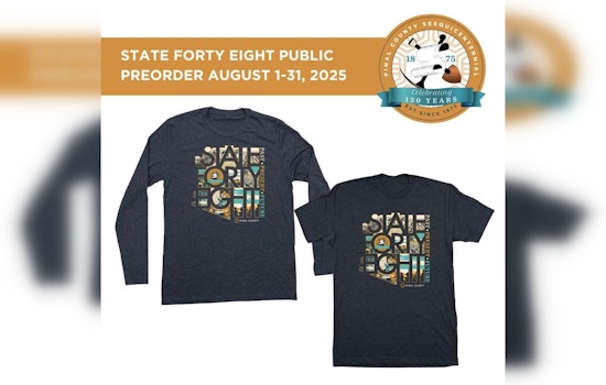 State Forty Eight Unveils Commemorative T-Shirts for Pinal County's 150th Anniversary Celebrations