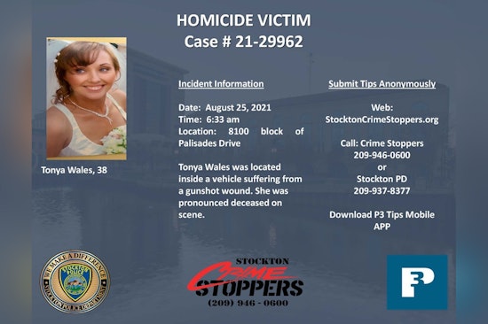 Stockton Community Urged to Help Solve 4-Year-Old Murder of Mother Tonya Wales With $10000 Reward Offered