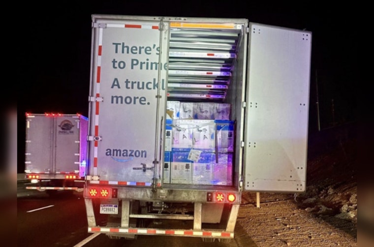 Stolen Amazon Semi-Truck Leads Sacramento Deputies on Interstate Chase